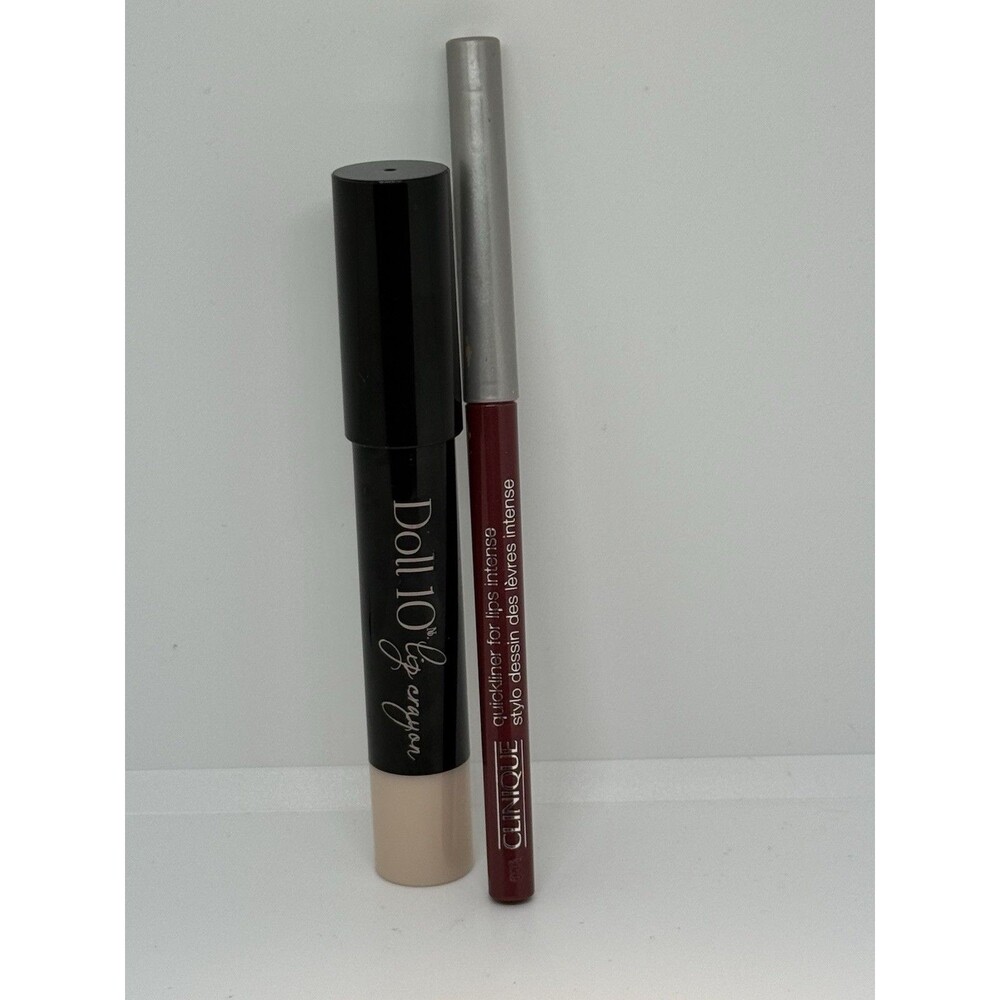 Doll 10 Gel Lip Crayon After Party And Clinique Quickliner 08 Intense Cosmo Set